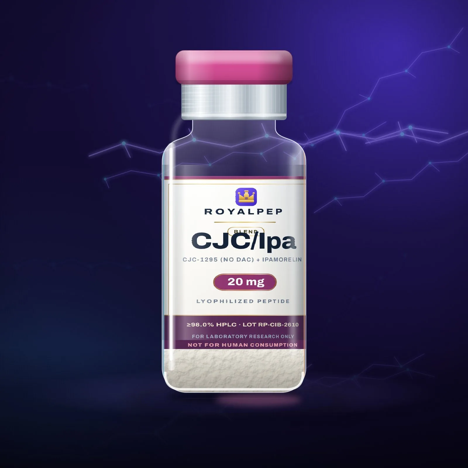 CJC-1295 / Ipamorelin Blend 20 mg vial