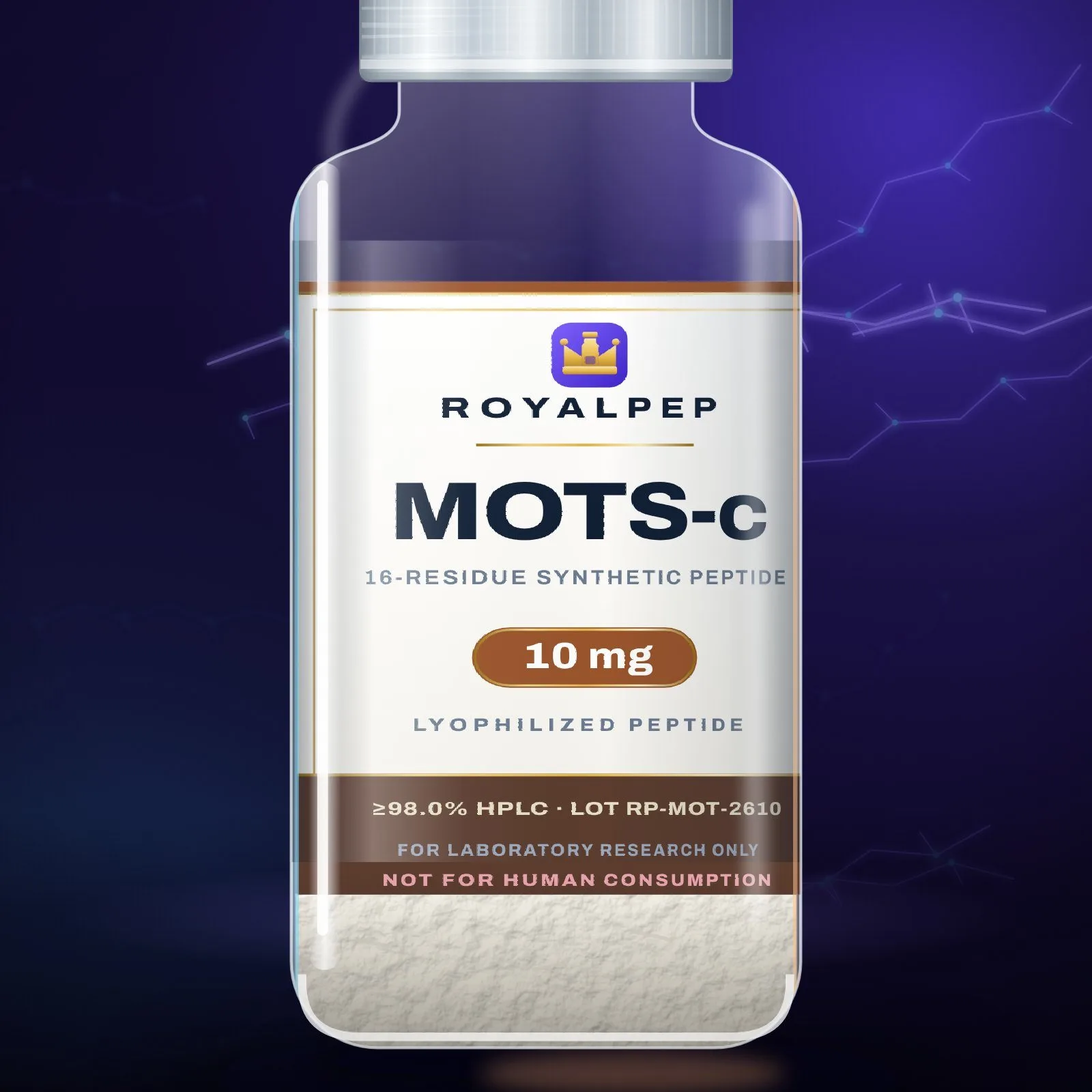 MOTS-c 10 mg, label detail